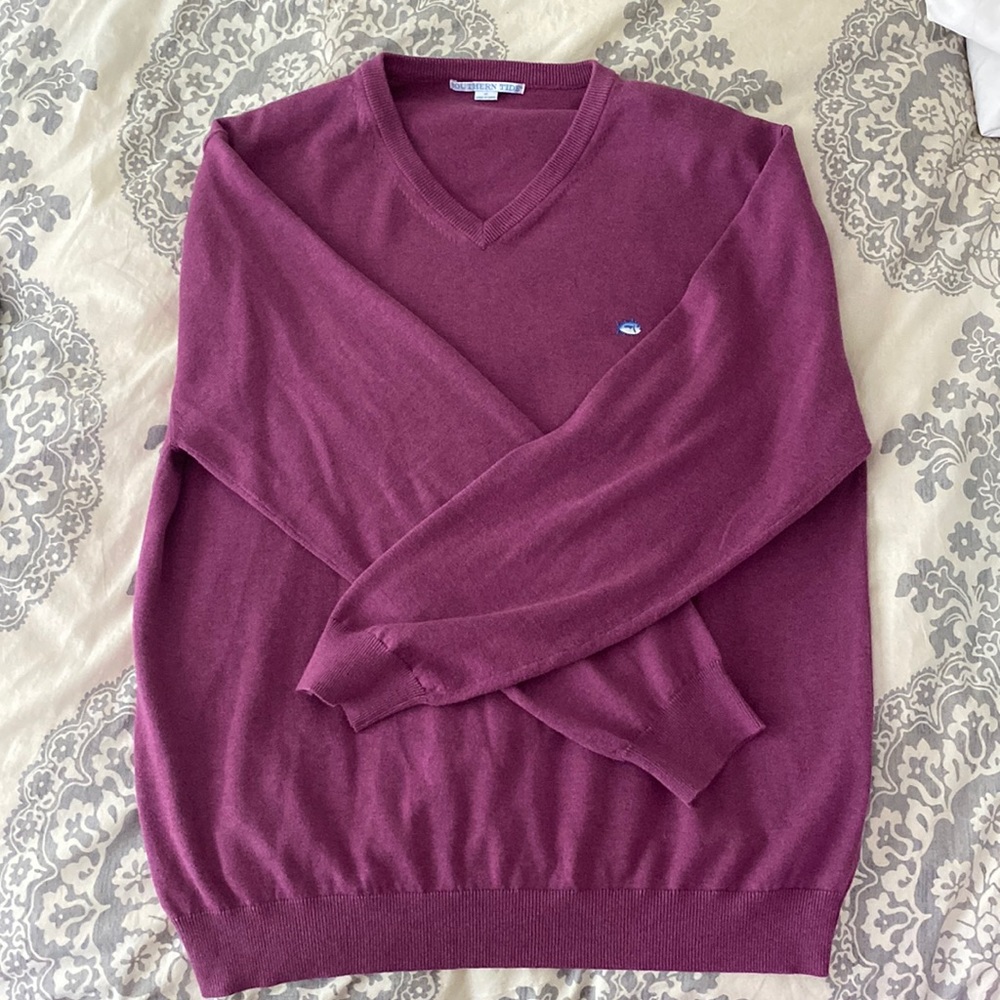 Southern Tide V-neck Sweater